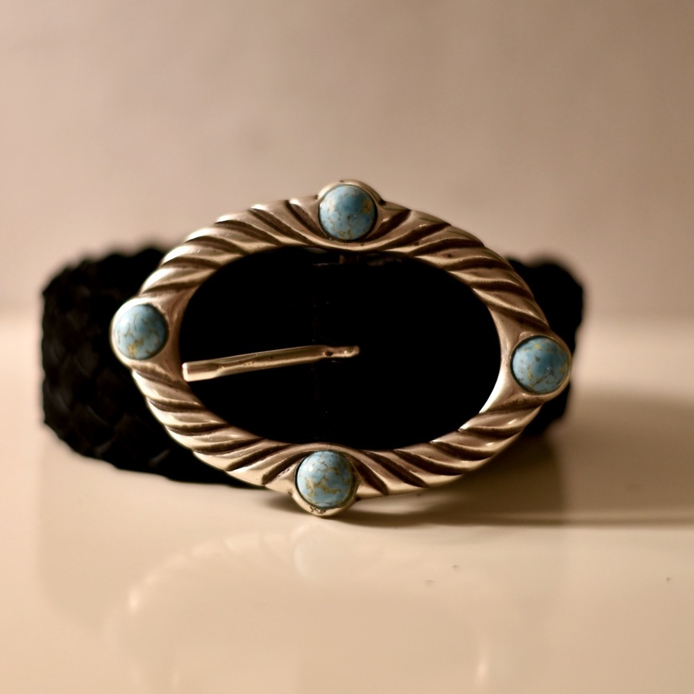 Alberta Ferretti
Woven Suede Leather Belt
Size M